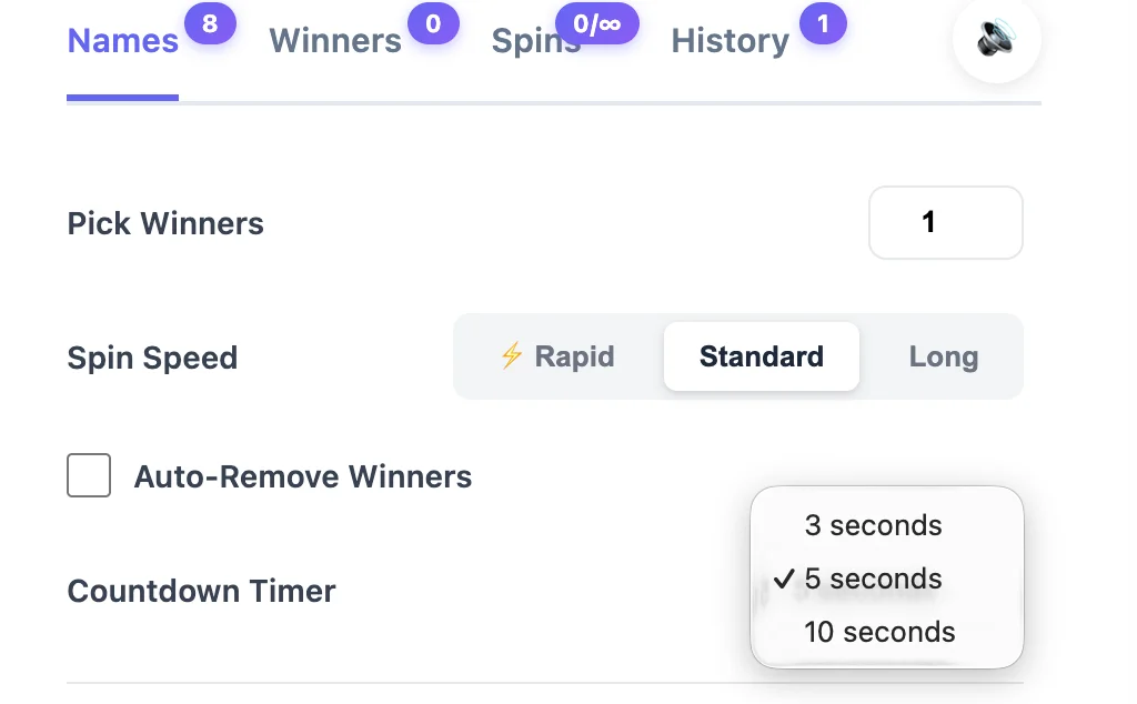 Using the Countdown Timer